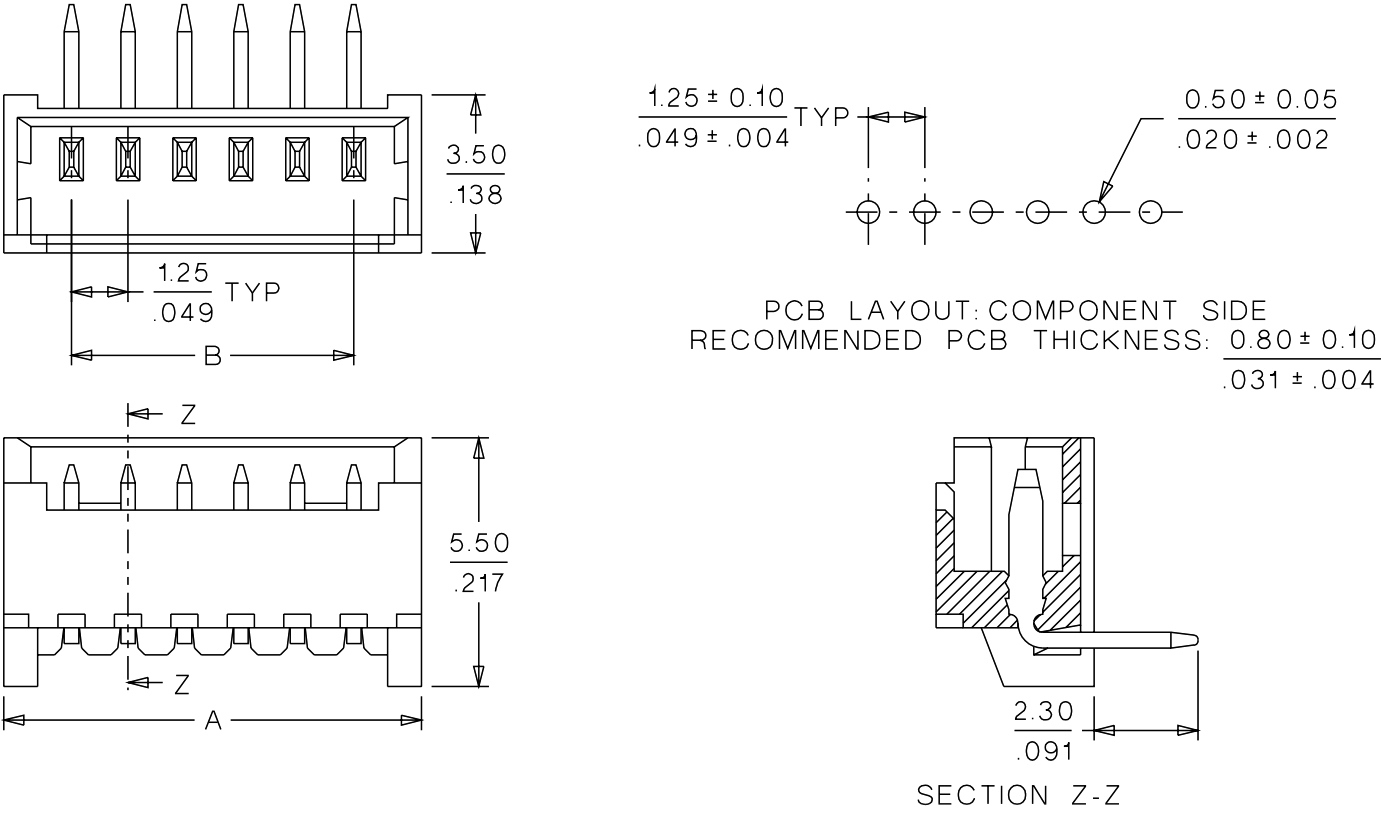 מחבר קונקטור מולקס MOLEX PICOBLADE 53048-1410